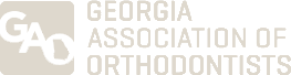 The logo for Georgia Association of Orthodontics
